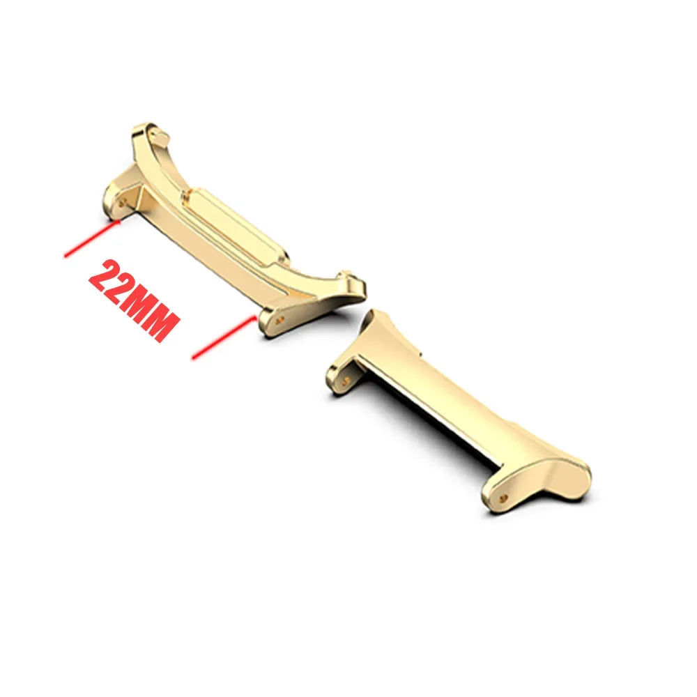 1Pair Metal Adapter For Samsung Galaxy Watch 7 Ultra 47mm Watchband Strap Connector Bracelet 316L Stainless Steel 22mm 24mm Band