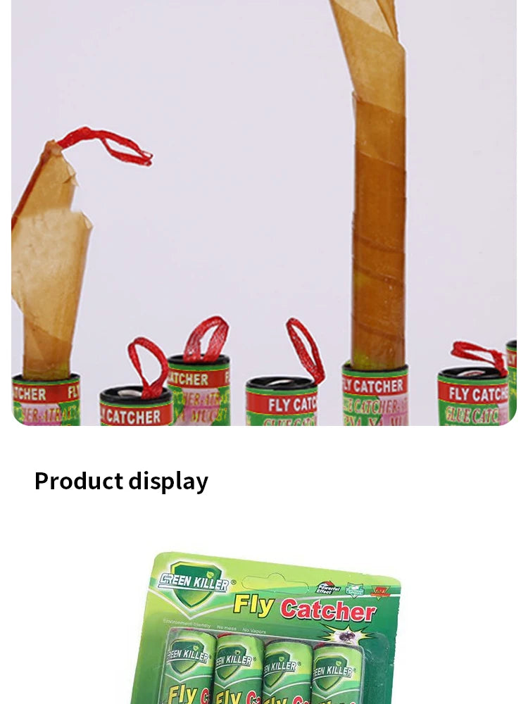 5-sheet green fly roll fly tape fly sticky strip fly paper fly sticky strip fly sticky tape