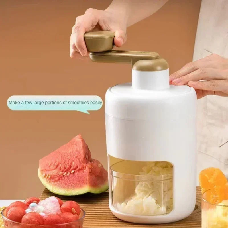 Diy Household Hand-Operated Shaved Ice Milk Shake Making Smoothie Machine Kitchen Hand Ice Breaker Mein Mein Ice Shaved Ice