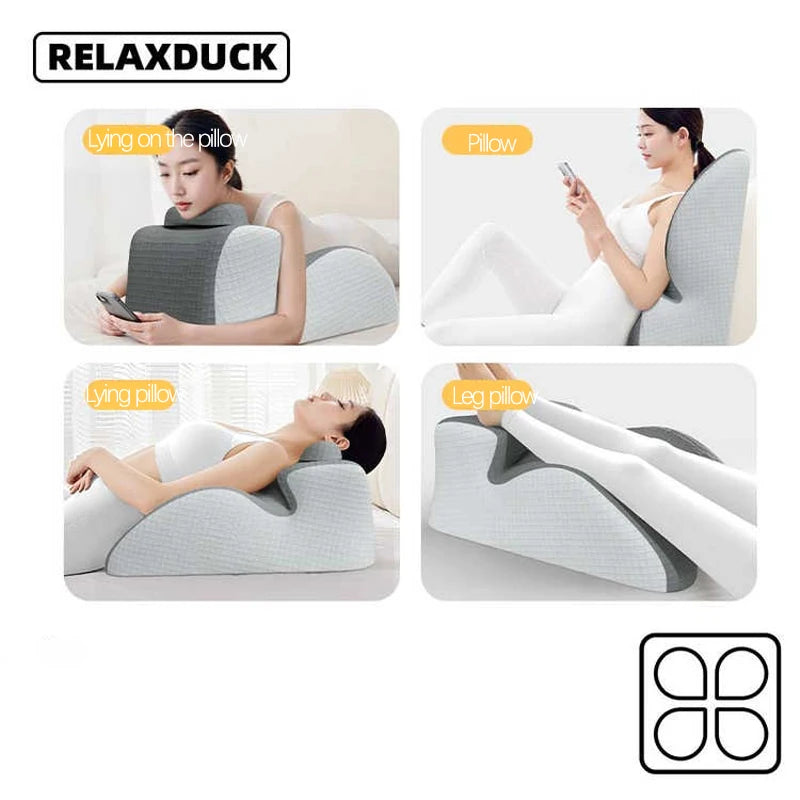 Intimacy Wedge Pillow for Couples Prone Pillow for Sleeping Reading Pillow for Bed Ergonomic Support for Back Pain Removable