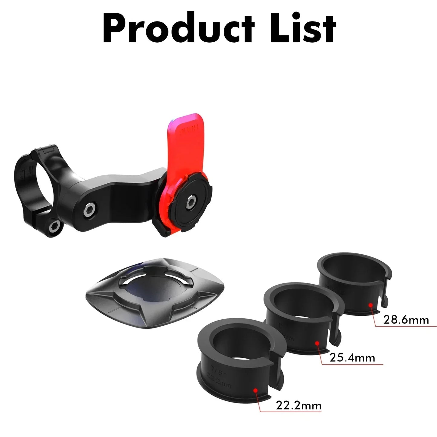 VIKEFON Bike Phone Holder Shock-resistant Motorcycle Bicycle Scooter Bike Handlebar Security Quick Lock Support Telephone Stand