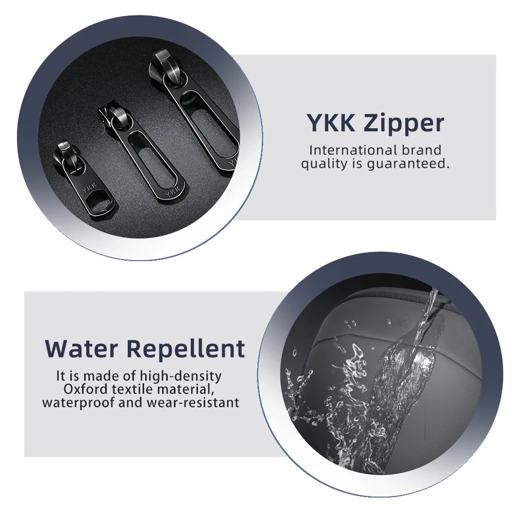 HcanKcan Men's Expandable Backpack Multifunction 17.3inch Laptop Bag Fashion Waterproof Travel Backpack Lightweight Business Bag