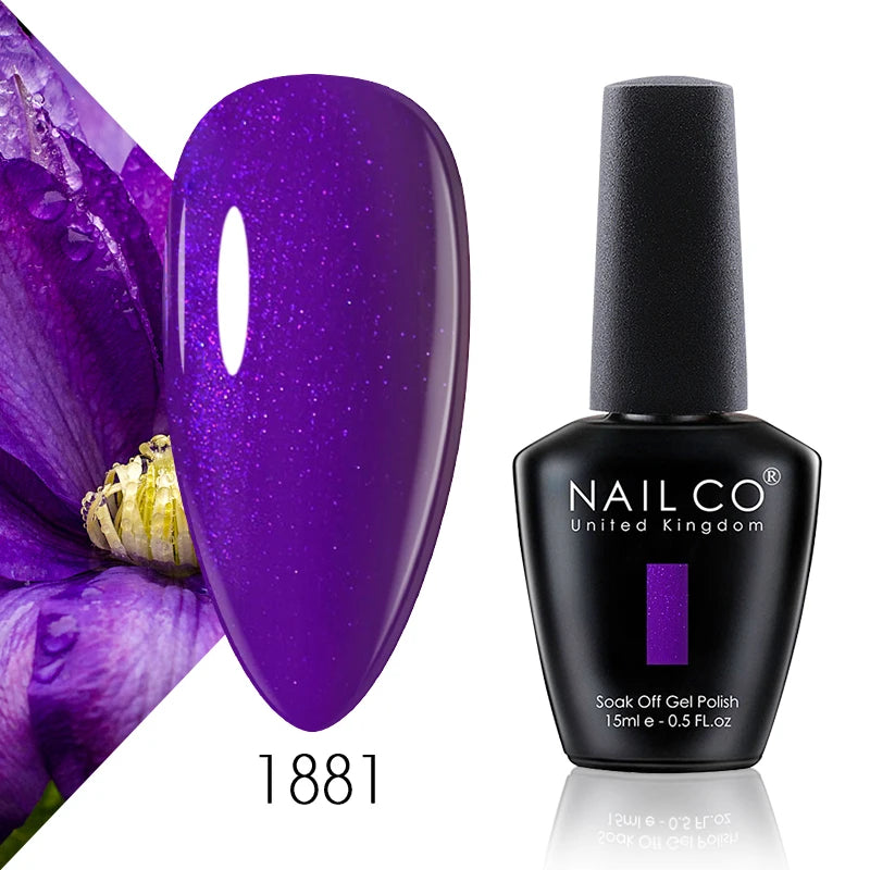 NAILCO 15ml Hema Free TPO Free Top Coat And Base Coat Art Design Gel Nail Polish Top Base Coat UV LED Soak Off Gel Nail Varnish