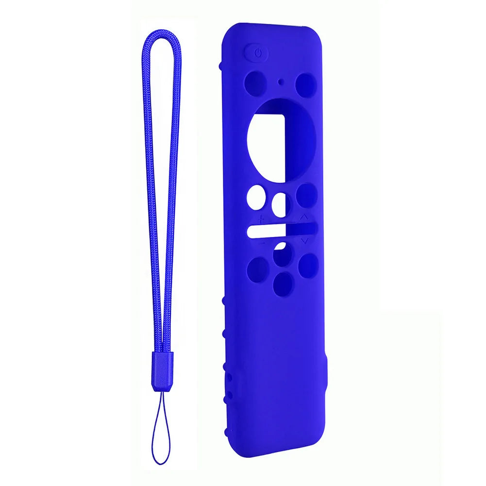 Protective Cover BN59-01432A 01432B Remote Control Covers Silicone with Lanyard Shockproof for Samsung 8K Neo QLED HDR Smart TV