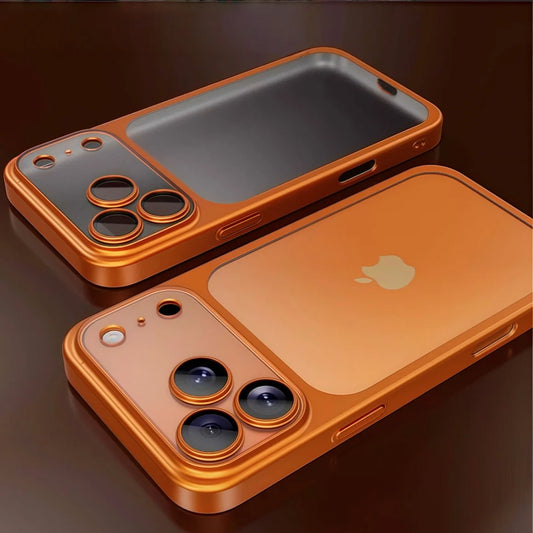 Official Cosmic Plating Frosted Translucent Thin Phone Case For iPhone 17 Pro Max/17/17Pro/Air Series Bumper Cover