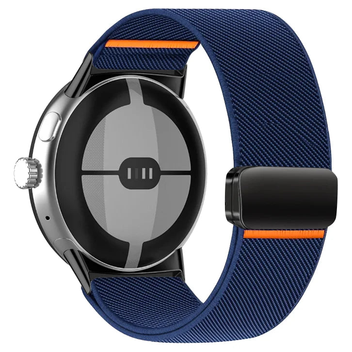 Nylon Braided Strap for Google Pixel Watch 3 45mm Band for Google Pixel Watch 1 2 3 41mm Magnetic Wristband Bracelet Accessories