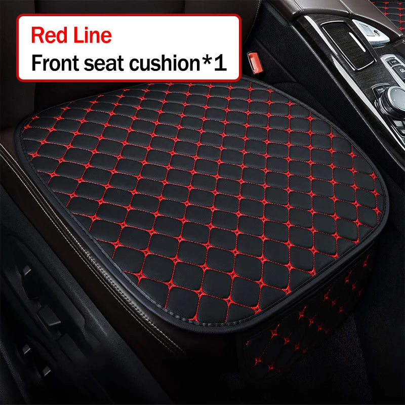 Kcimo Universal Pu Leather Car Seat Cover Seat Back Soft Cushion Minimalism Seat Cushion Chair Carpet Pad Auto Accessories
