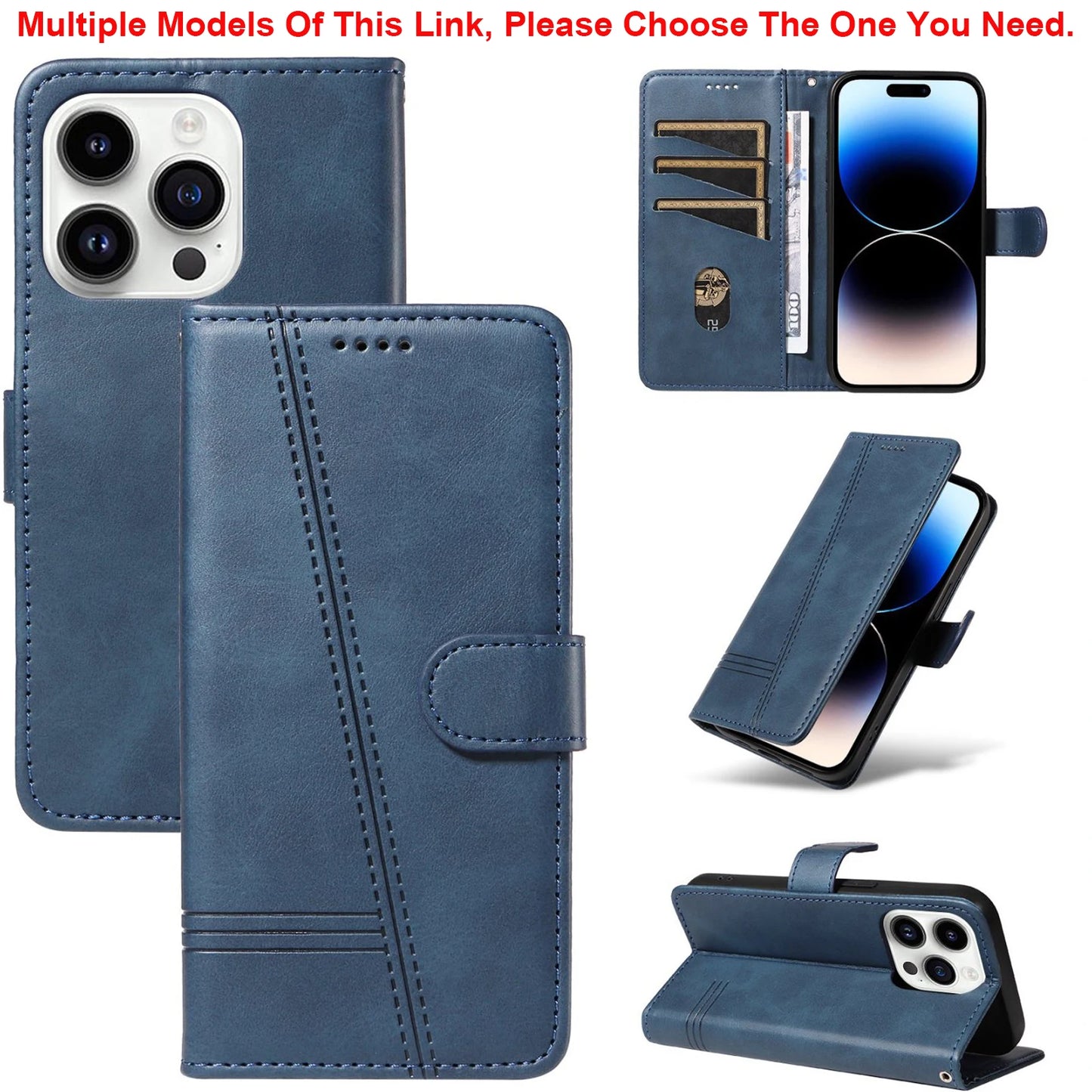 Wallet Magnetic Flip Leather Case For Huawei Mate 60 Pro Plus 20 10 Lite P70  P30 P20 P10 P9 P8 Nova Y90 Y70 3 12 SE 4G P Smart