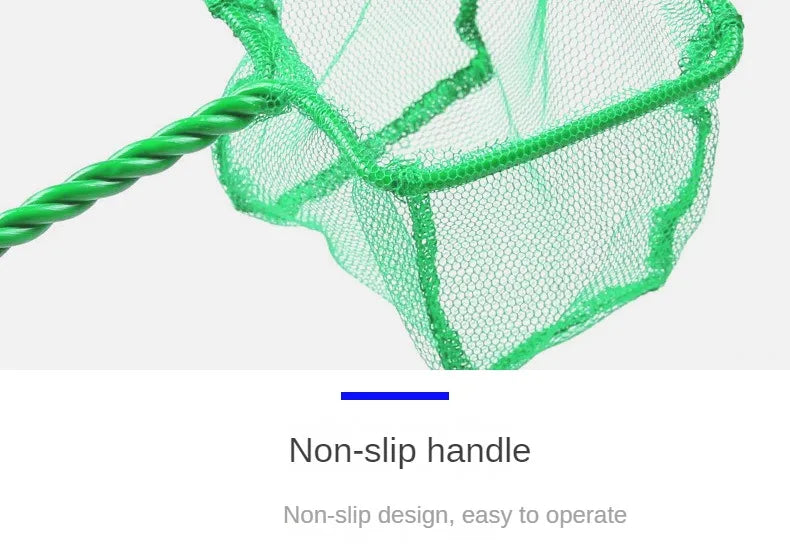Fish Net Portable Long Fish Tank Fishing Nets Handle Round Aquariums Net Square Fish Tank Cleaning Tools Aquarium Accessories