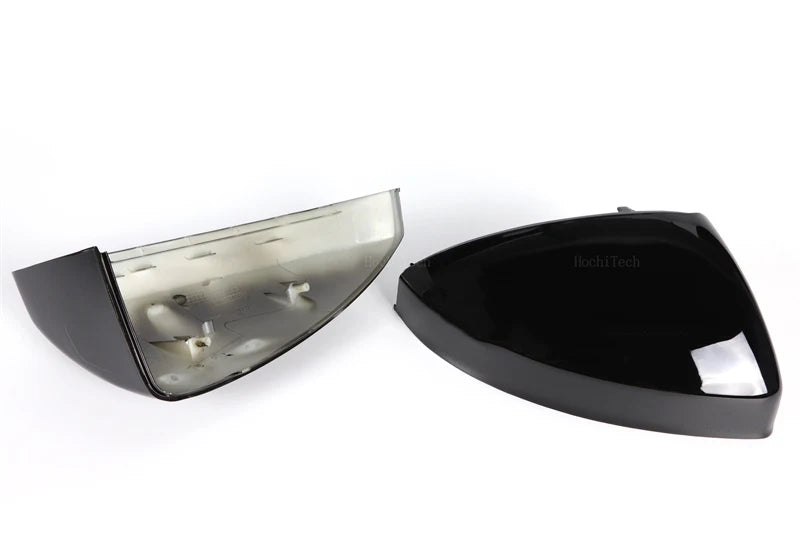 Carbon Fiber Glossy Black Replacement Rearview Side Mirror Cover Cap For Audi TT TTS RS TTRS MK3 8S 15-23 R8 2016-23 Replacement