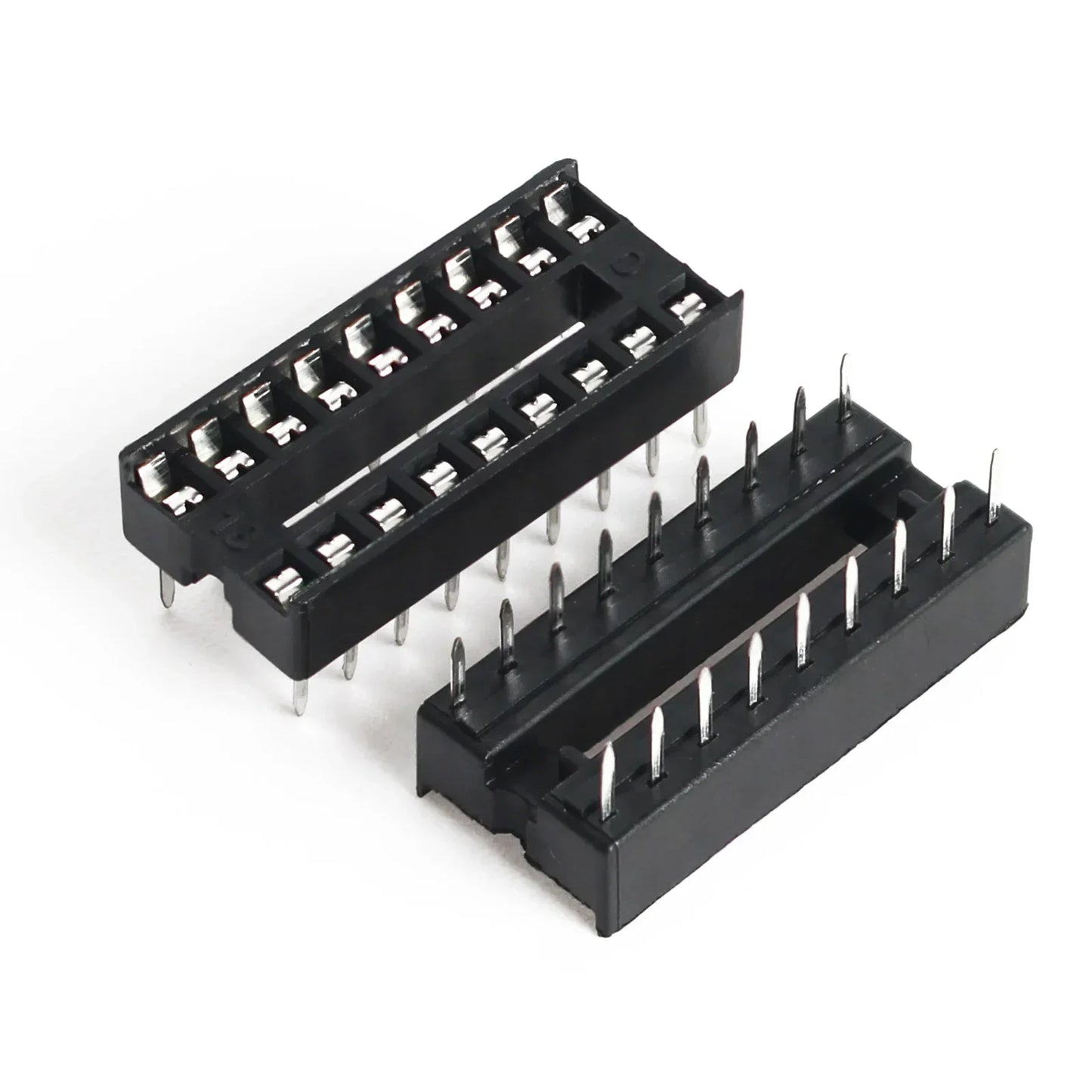 10pcs IC seat 6P/8P/14P/16P/18P/20P/24P/28P DIP IC Sockets Adaptor Solder Integrated Circuits Sockets Electronic Component