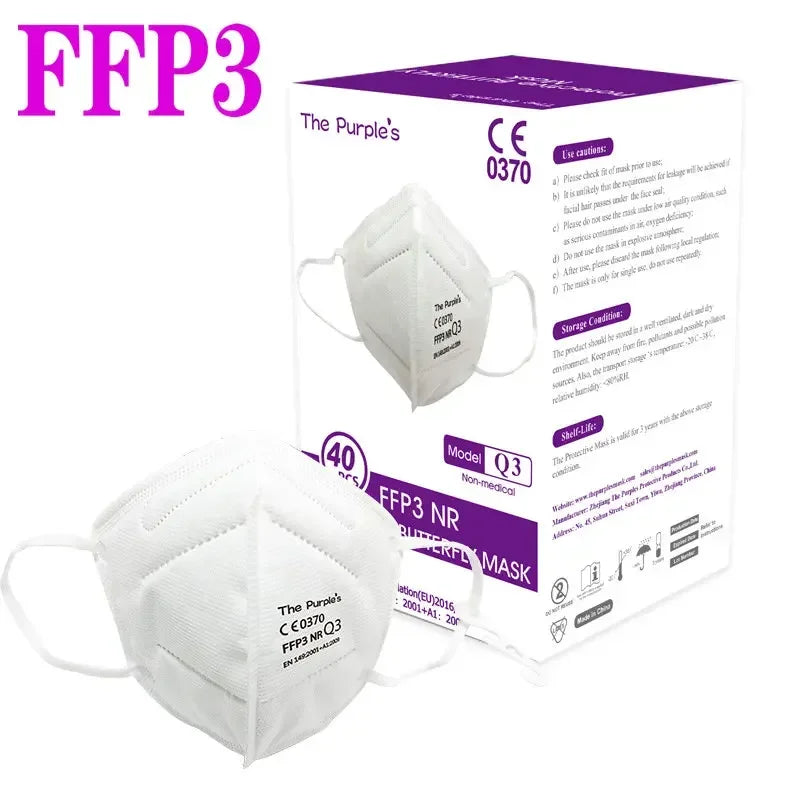 FFP3 CE Masks Safety Dust Respirator Adults 5 Layers Filter Face Mask Mouth Mask FFP2 KN95 Protective Mascarillas