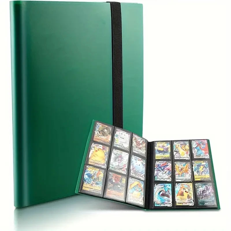 Premium 9-Pocket Polypropylene Trading Card Binder, Holds 360 Cards, Side-Loading Pockets, Elastic  Durable Collectors Album