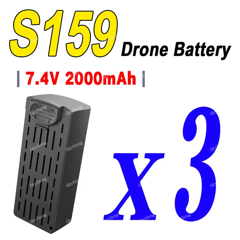 Original S159 8K 5G GPS Drone Battery 7.4V 2200mAh Battery For S159 Aerial Spare Battery Accessories Parts