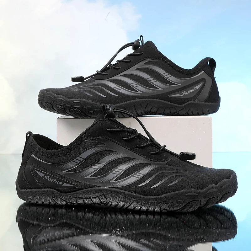 New Arrival Water Shoes Qiuck-Dry Aqua Shoes Men Women Outdoor Beach Swimming Wading Breathable Five-Finger Sneakers Size 36-46