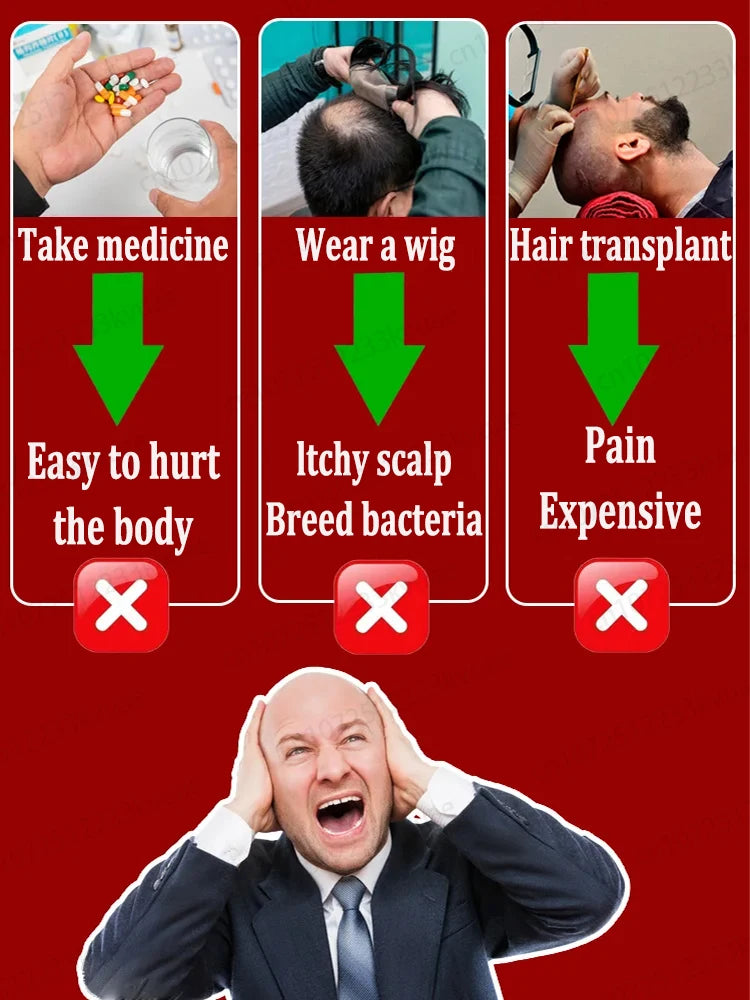 Do you want to say goodbye to hair loss? Our products can penetrate the hair follicles and help your hair regenerate