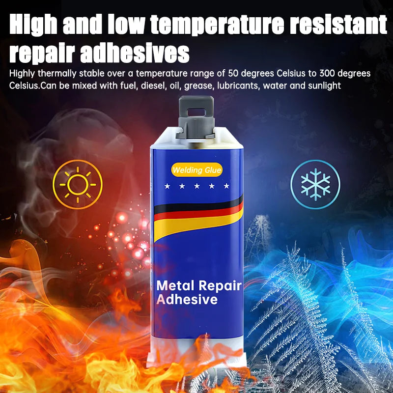 Strong Metal Repair Glue High Strength AB Glue Cold Welding Glue Magic Plastic Repair Industrial Repair Agent AB Glue Sealant