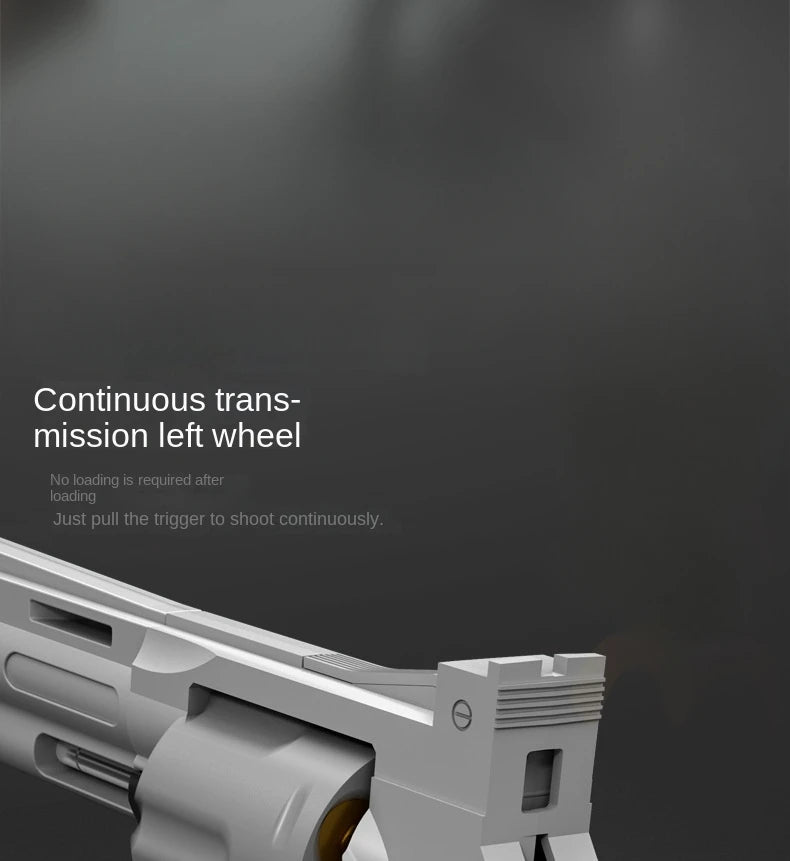 Gel Ball Gun ZP5 Revolver Jouet Coquille Balle Molle Odorsemi-automatique Enfants Garçon ZP-5 357 Modèle Saisir