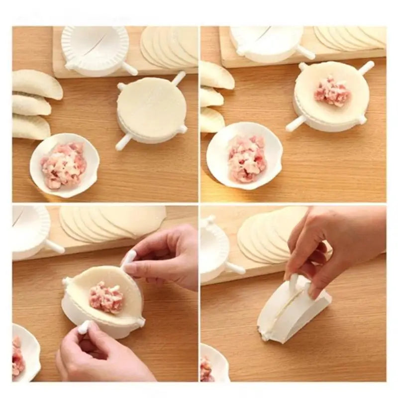 Kitchen Dumpling Maker Wrapper Presser Manual Dumpling Skin Mold Machine Ravioli Maker Press Pastry Maker Kitchen Gadgets