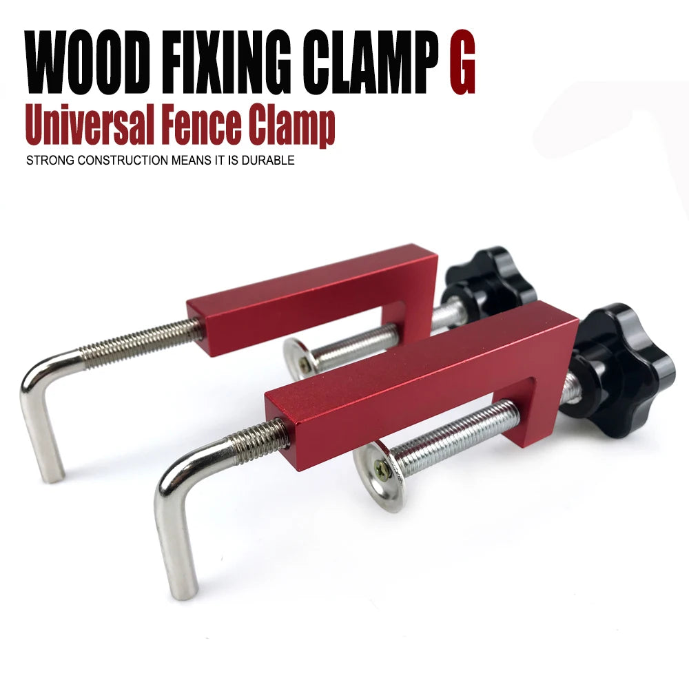 Universal Fence Clamps 360 Rotating Adjustable Fixed G Clamps Fast Fixed Clamp Woodworking Tools