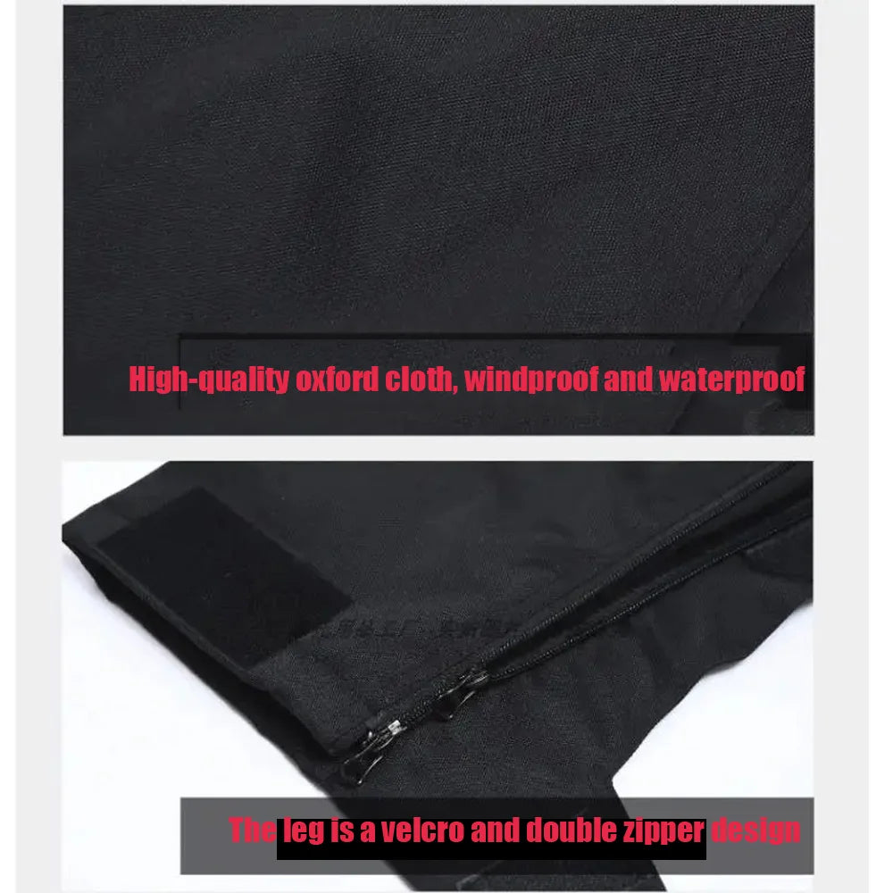 Motorcycle Men's detachable windproof pants trouser With CE gear drop-proof riding pants thermal equipment quick release pant