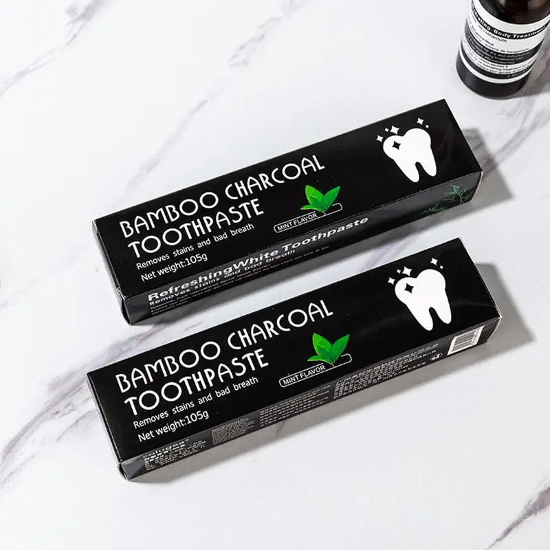 Bamboo Charcoal Toothpaste Whitening Teeth Activated Carbon Removing Yellow Teeth Cleaning Tooth Stain Oral Fresh Tooth Care