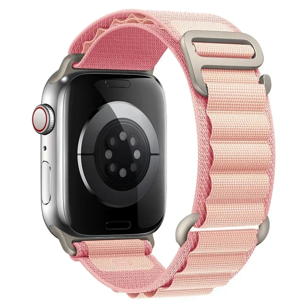 Alpine Loop Nylon Band For Apple Watch Strap 49mm 45mm 41mm 44mm 40mm 42mm 38mm Metal G-Hook Bracelet iWatch Ultra 34 5 SE 6 7 8