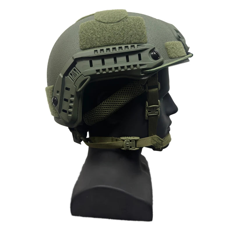 Tactical Ballistic ACH High Cut Helmet Kevlar High Quality Safety Helmet FAST NIJ IIIA Wendy's Suspension Liner Ballistic Helmet
