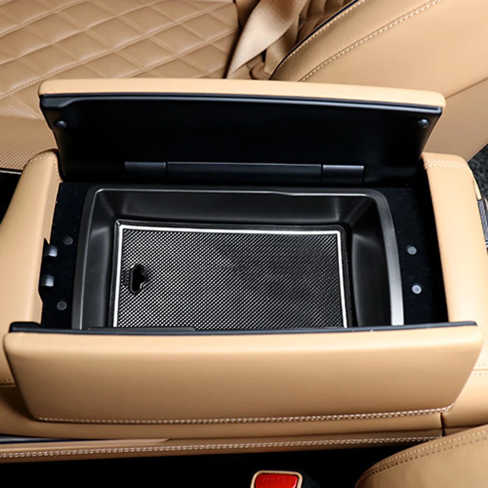 For Genesis GV80 Console Tray Multi-purpose Storage Box Organizer Automobiles Stowing Tidying