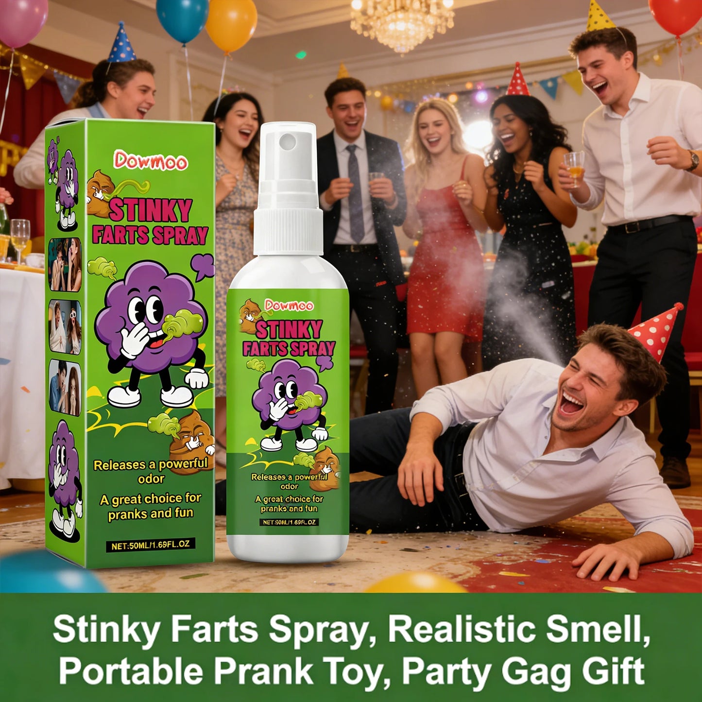 Liquid Fart Spray Strong Stinky Odor Bringing Joyful Laughter Enhance Party Interaction Funny Toys Portable Party Prank Supplies