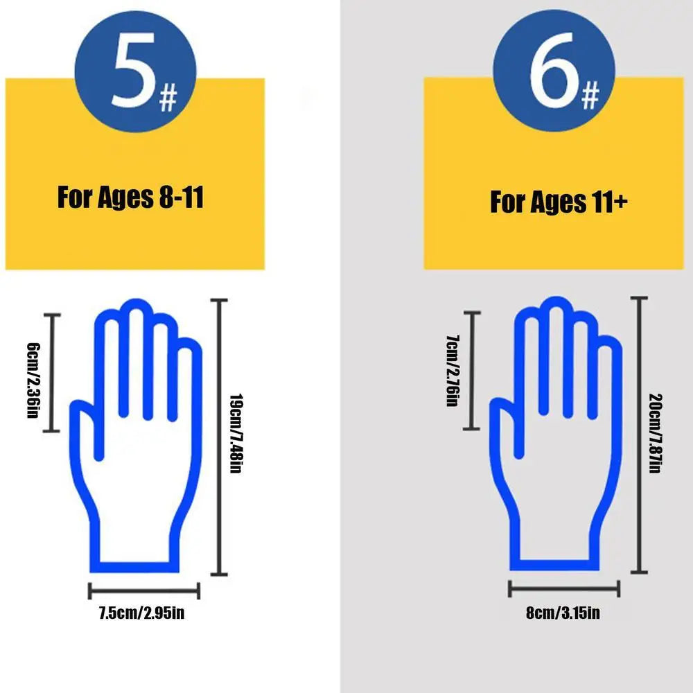 Kids Gloves Durable Waterproof Garden Work Non-Slip Portable Children Safety Yard Work Gloves Gardening Gloves Garden Supplies