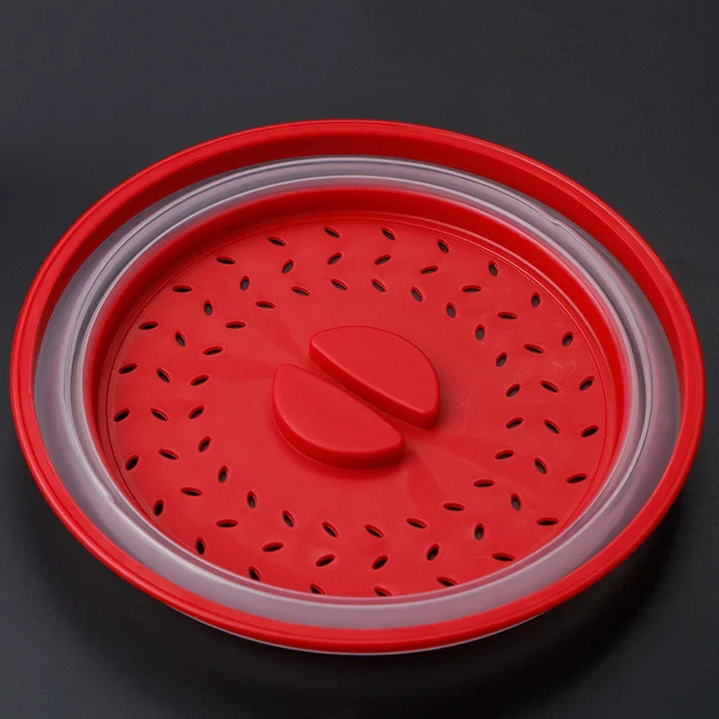 Kitchen Tools Microwave Splatter Cover Heating Folding Cover Fresh-keeping Cover Oil-proof Splash-proof Cover Cooking Lid