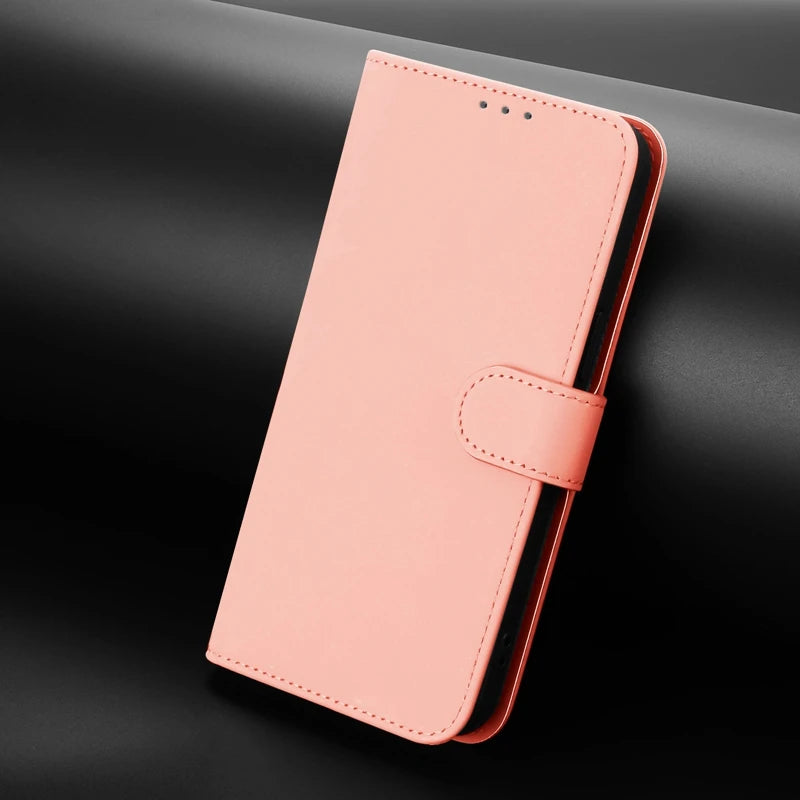 For Funda Tecno Camon 50 Pro 4G Case Candy Solid Color Flip Cover on for Tecno Camon 50 pro 4G CN5c Leather Phone Case Coque