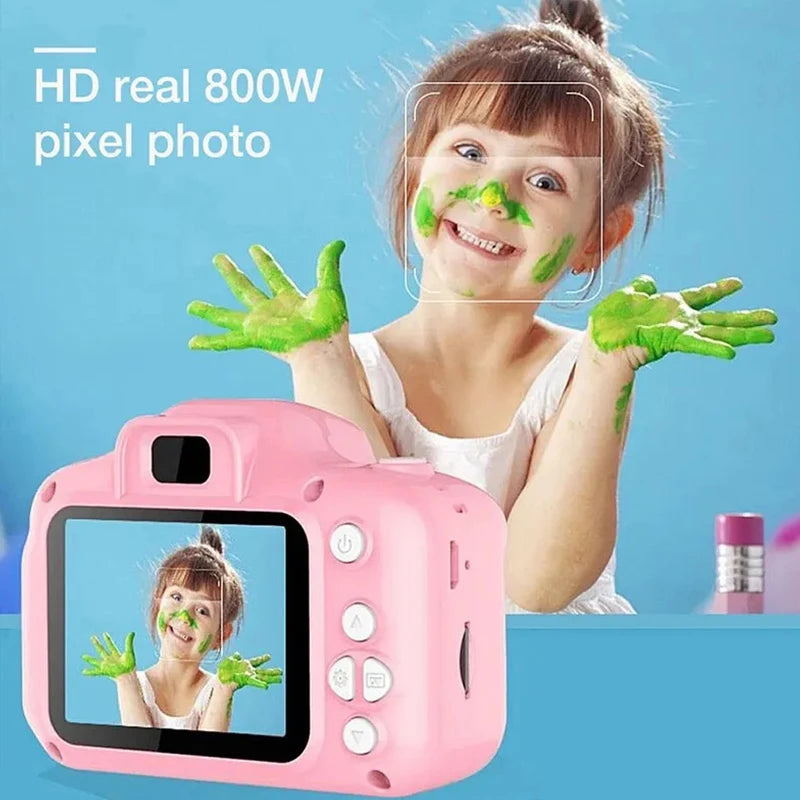 X2 Children Mini Digital Camera Can Take Pictures HD Video Small Camera Photography Children Birthday Gift Kids Toys for Kids