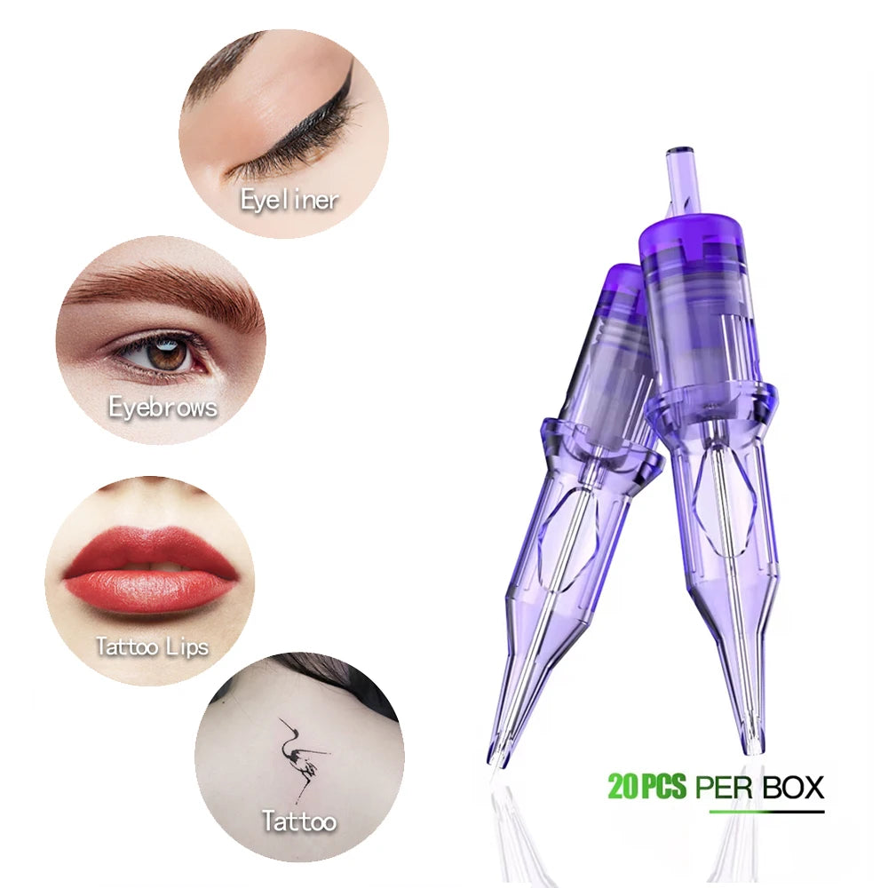 Dragonhawk PRO Tattoo Cartridge Needles 0.3mm RL Round Liner Upgraded version of MAS PRO Tattoo Needle