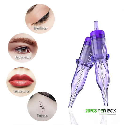 Dragonhawk PRO Tattoo Cartridge Needles 0.3mm RL Round Liner Upgraded version of MAS PRO Tattoo Needle