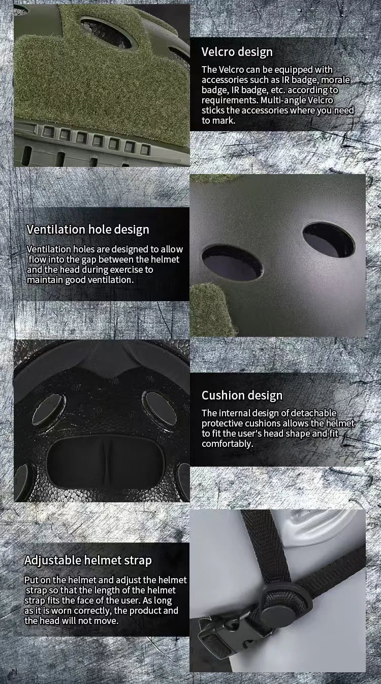 ZLang Tactical Airsoft Helmet With Full Face Mask For Hunting Cos Paintball Shooting Alien Mask and ABS Fast Helmet Protection