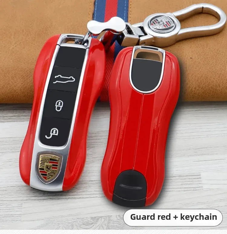 Porsche Cayenne Key Case 718 Parameira 911 Key Bag Left And Right Modification Auto Key Holder Chinese Mainland Origin
