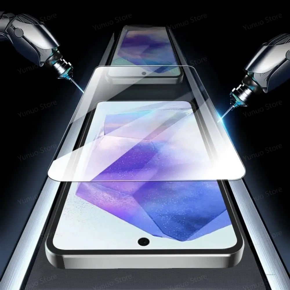5PCS Tempered Glass For Samsung Galaxy A55 A35 A54 A34 A25 A24 5G 4G HD Screen Protector Front Protective Film On Samsung A55