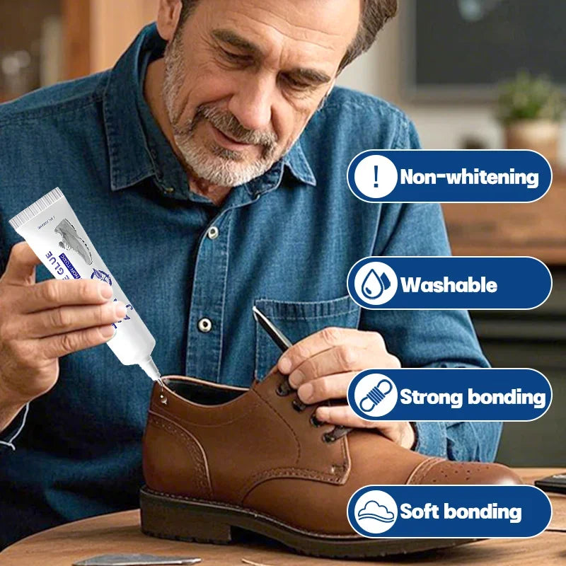 Waterproof Shoes Glue Super Strong Adhesive Clear Repair Sole for Sneakers Transparent Sealant Home Shoe-Repairing Adhesive