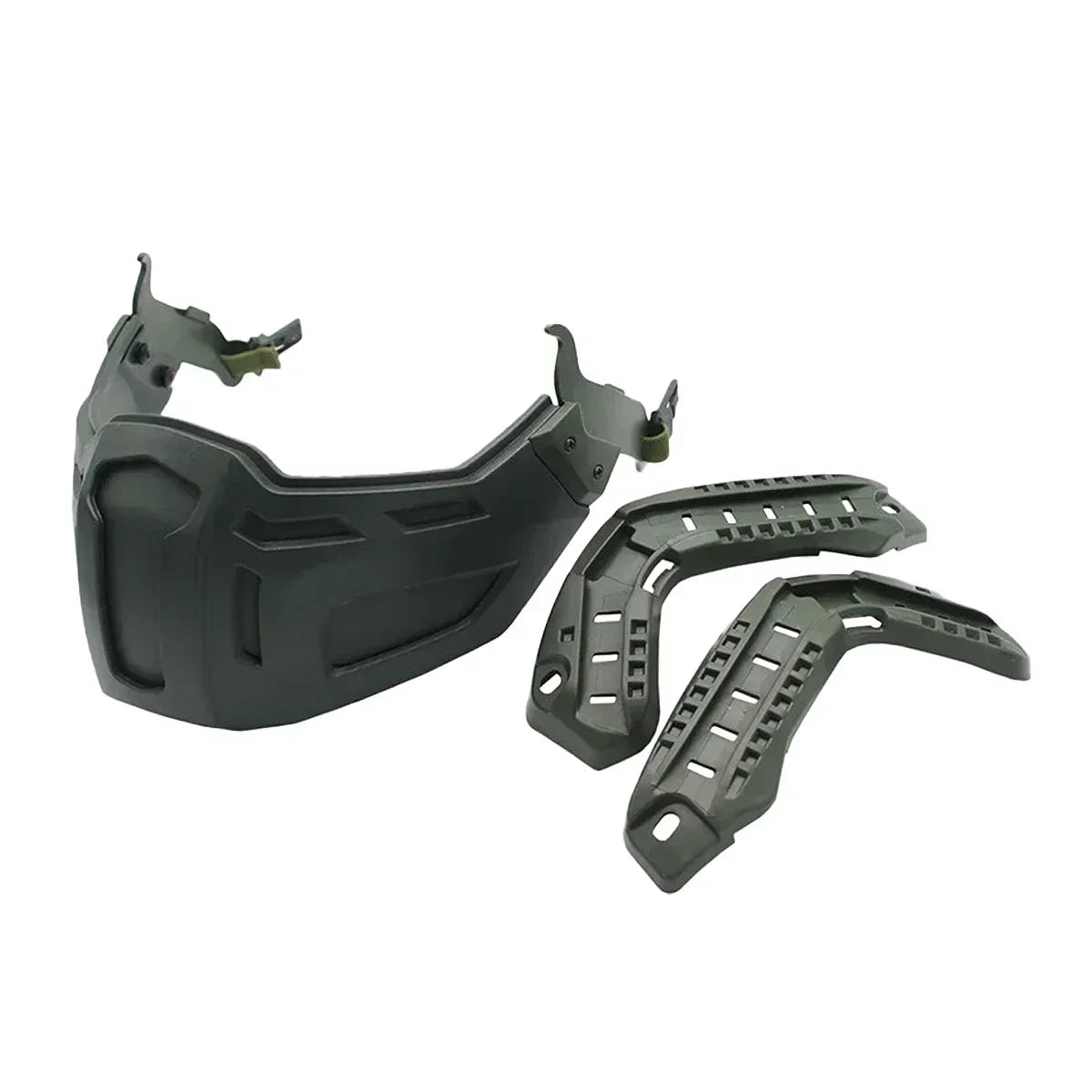 Tactical FAST Helmet Half Face Mask Adjustable Helmet Flip Goggles Hunting Airsoft CS Game Paintball Helmet Accessories Gear