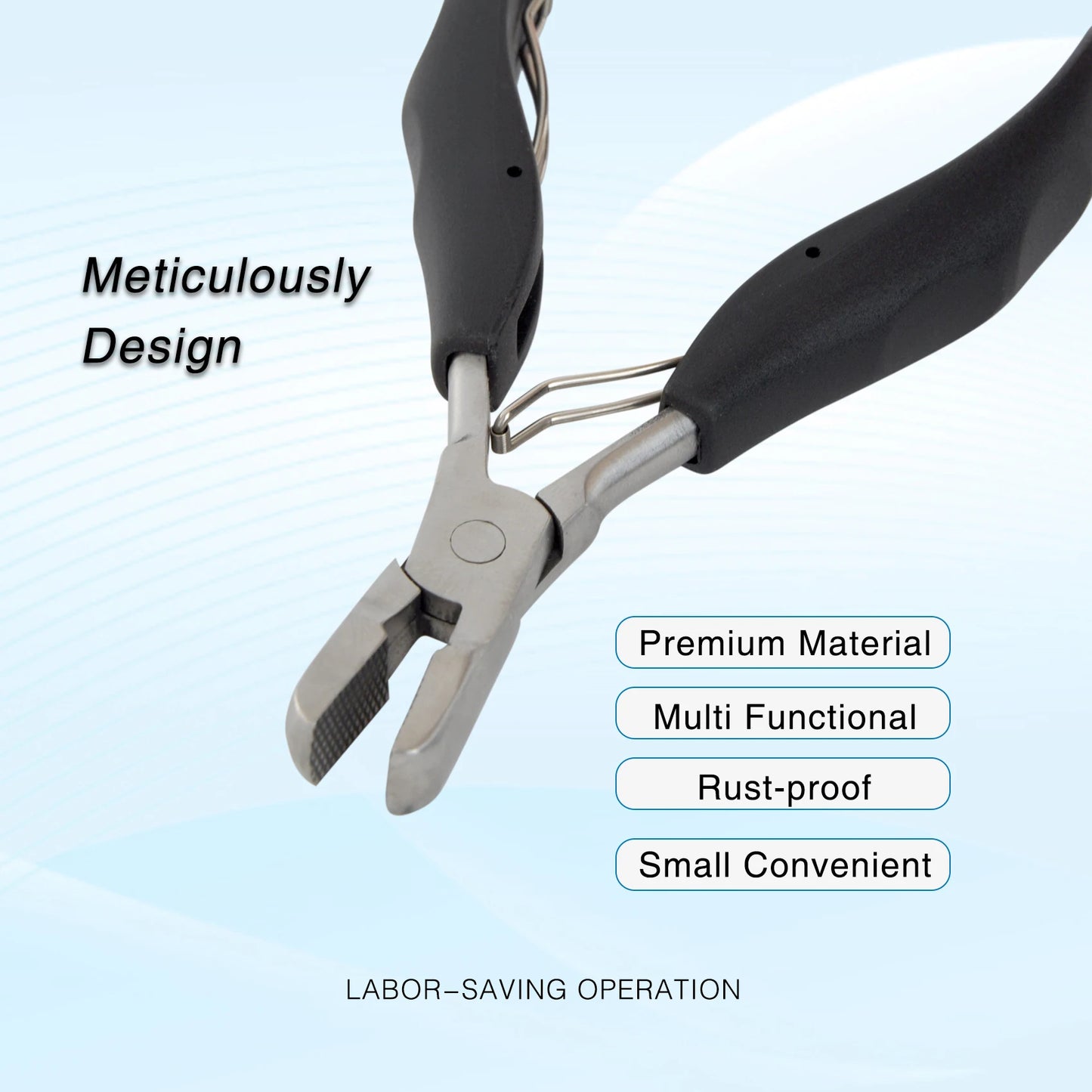 Fusion Bond Crusher Tool Hair Extension Pliers Hair Extension Remove Tool for Keratin Hair Extensions