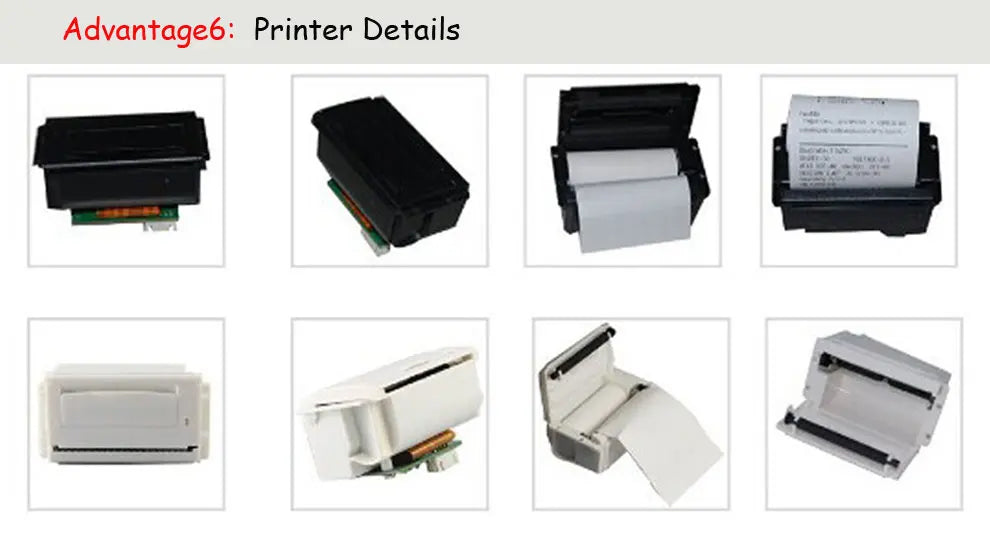 58mm Embedded Receipt Thermal Printer Panel Kiosk Printer with TTL/RS232 Interface