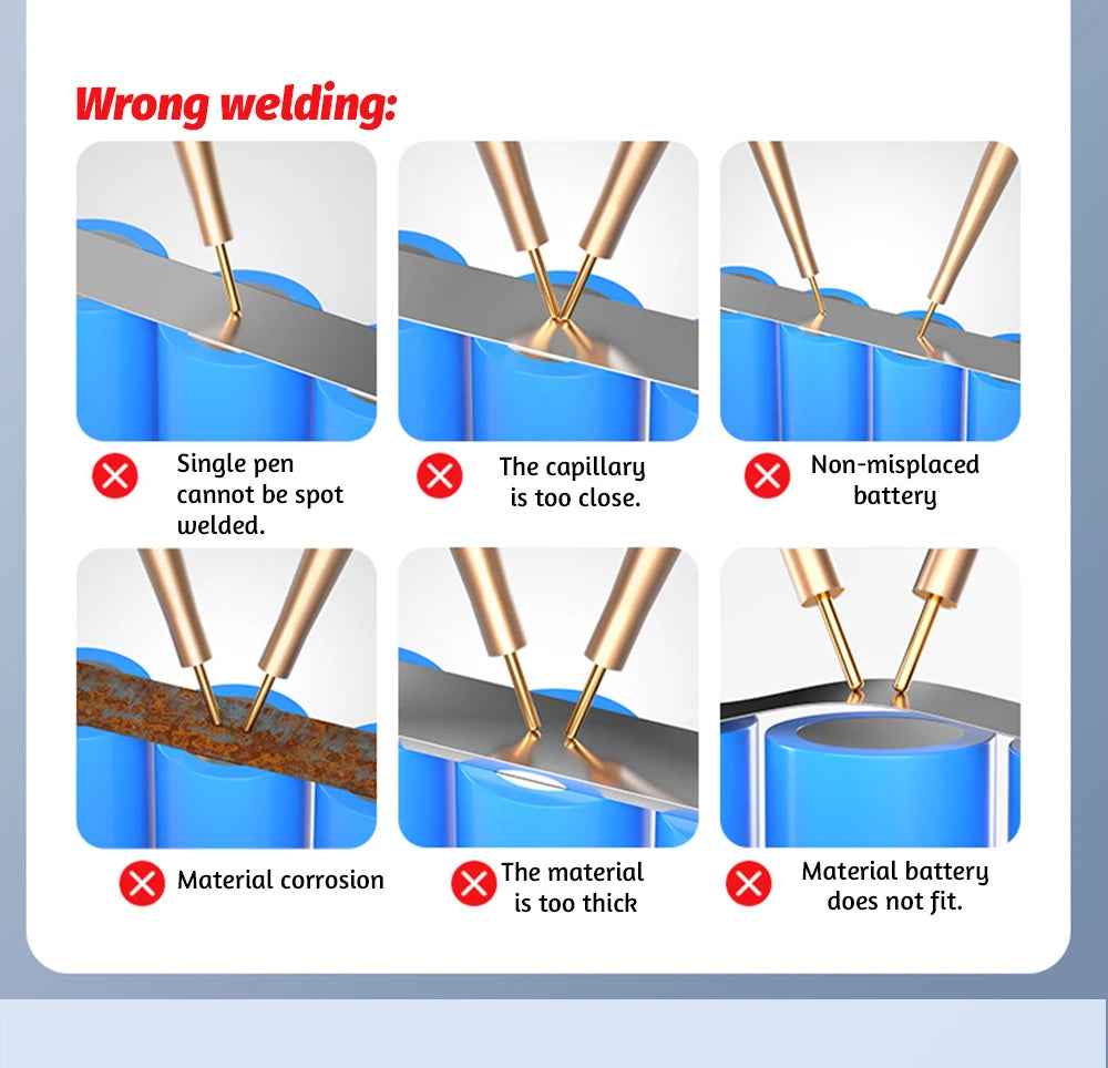 Docreate Color screen portable handheld small spot welder 18650 mobile phone lithium battery nickel plate collision welding