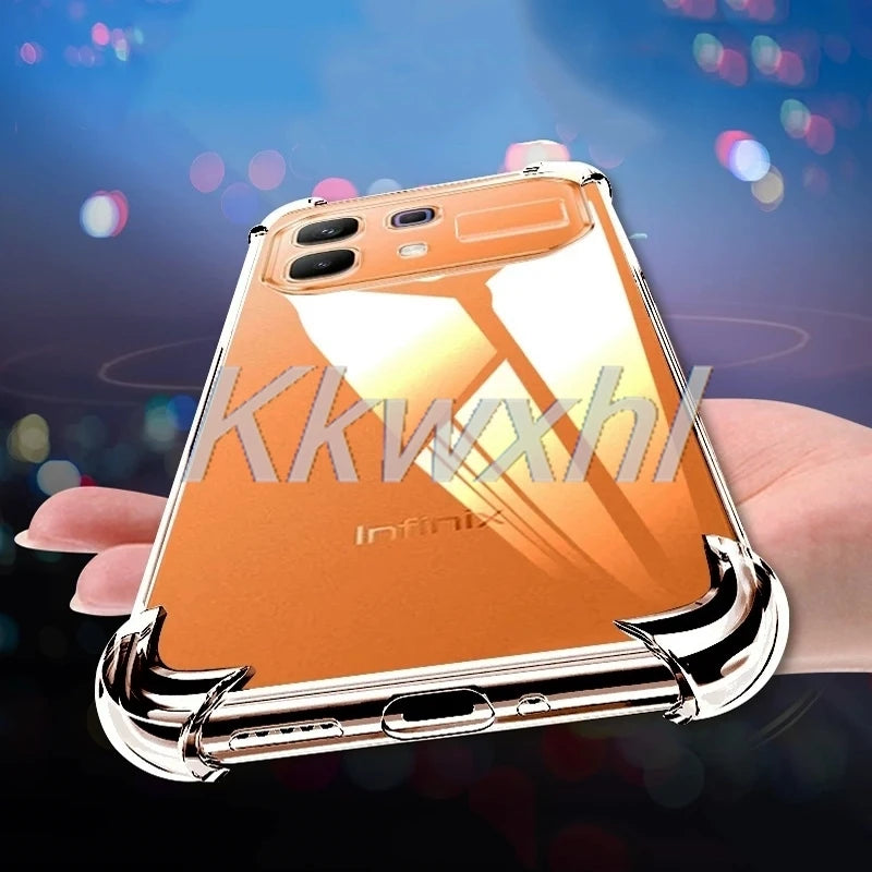 For Infinix Note 60 Pro Edge Note60 60Pro X6887 X6878 X6879 Back Ring Holder Bracket Phone Case Original Shockproof Cover