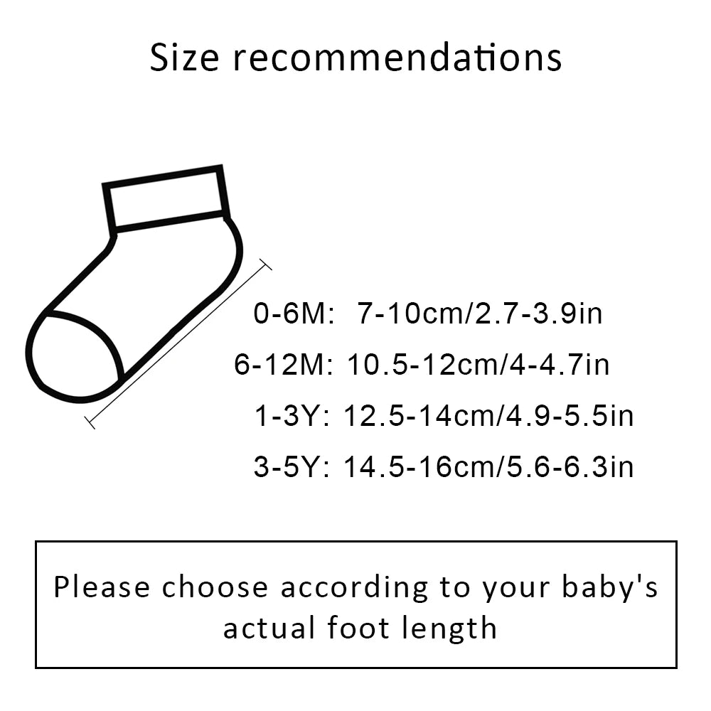 5 pairs Baby Socks Toddler Low-cut Ankle Socks Cute Cartoon Bear Pattern Socks for Boys and Girls aged 0-5 all season collection