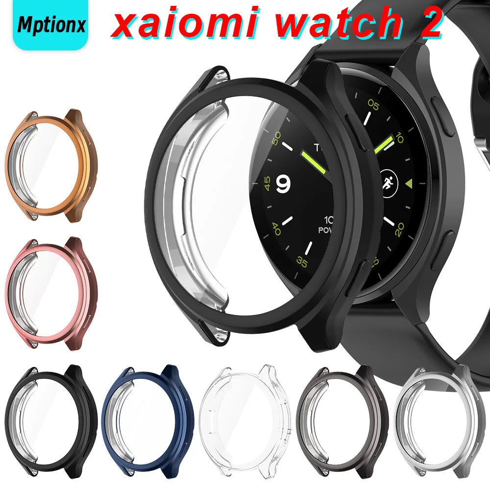 Case for Xiaomi Watch 2 Soft TPU Anti-Scratch Protector Shell All-around Bumper Protective Cover For Xiaomi Watch 2 Accessories