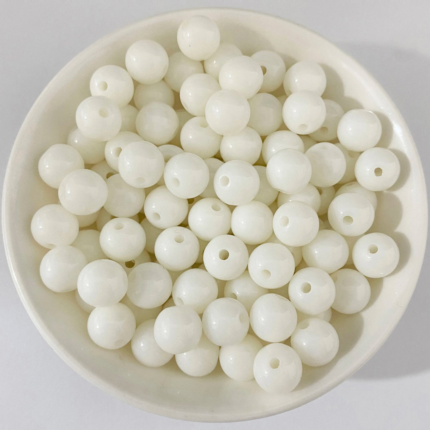 Clear Gumball Bubblegum Acrylic Round Ball Spacer Beads 6 8 10MM Pick Size For Jewelry Making