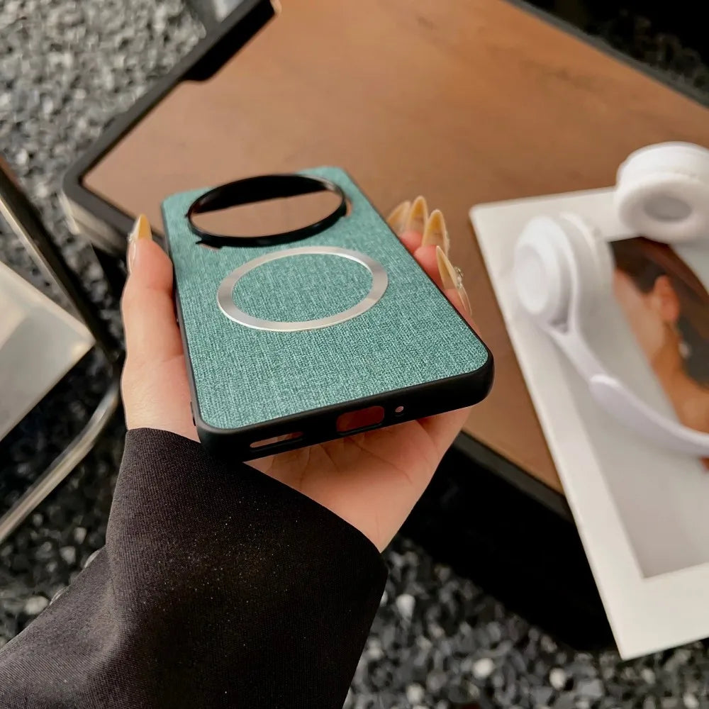 For Nothing Phone 3A Pro Case Luxury PU Magnetic Wireless Charging Protective Back Cover Case For Nothing Phone 3A 2A 3 A Shell