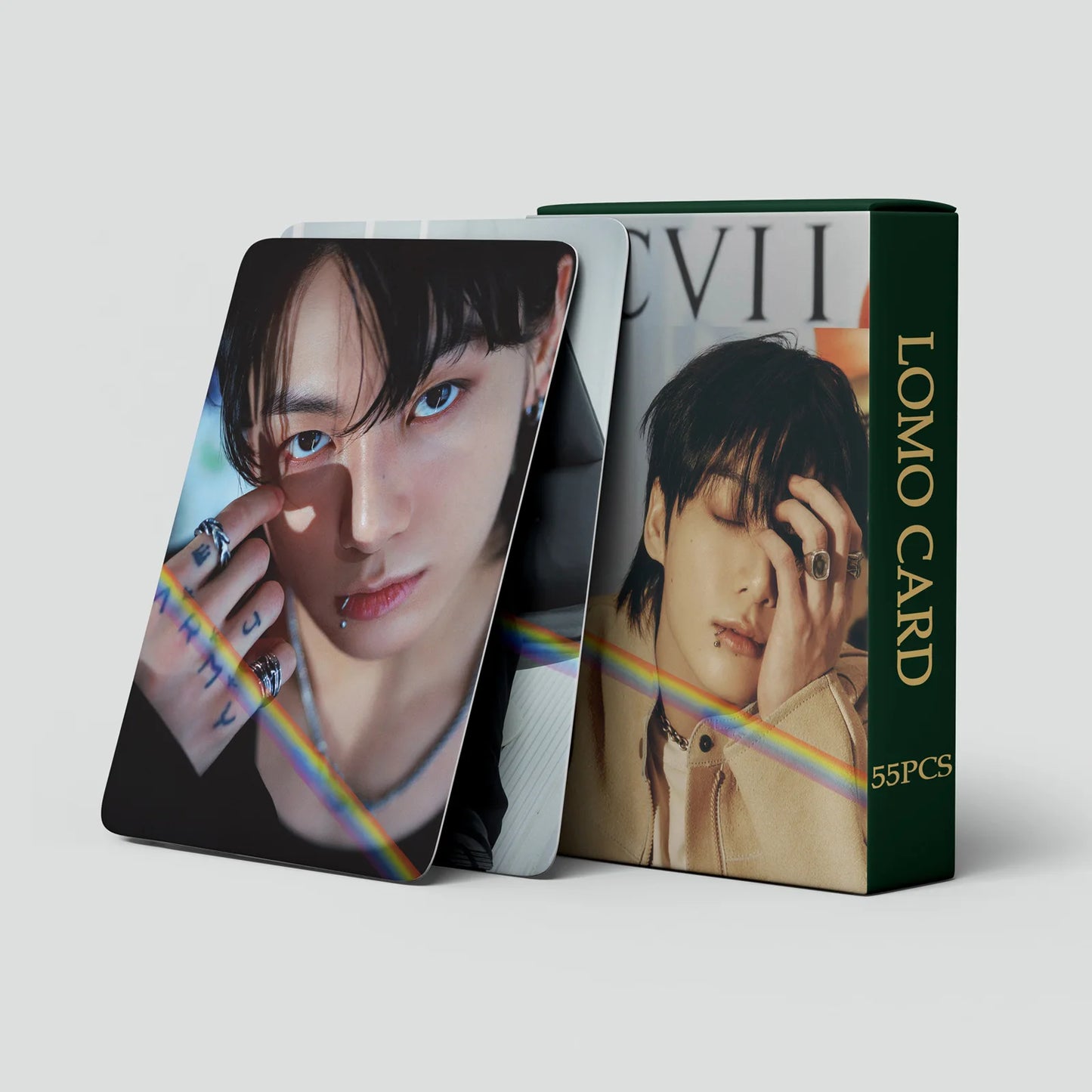 55Pcs/Set Kpop idol Card JK GOLDEN Album Lomo Card Poster Photocards Collect Cards Postcards Fans Gifts